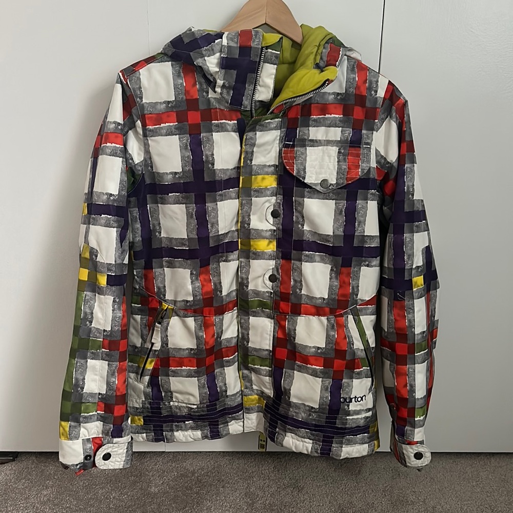 Burton ski coat with hood “cool flavors” dryride p1423 unisex